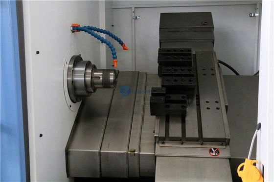 Minicnc-Drehbänke und Präge-CK46P CNC liegen Bettdrehbank schräg