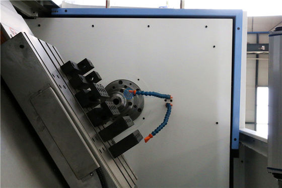 Minicnc-Drehbänke und Präge-CK46P CNC liegen Bettdrehbank schräg